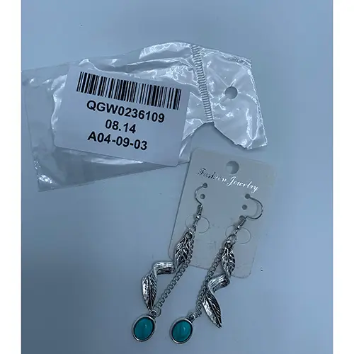 Foto dell’avviso ufficiale: Silver leaf earrings Orecchini — rischio: Rischio chimico
