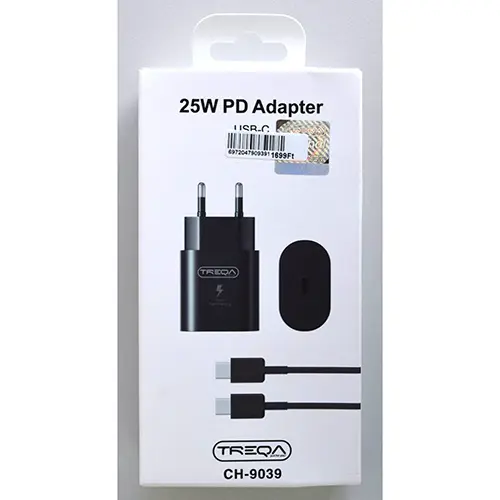 Photo de l’avis officiel: TREQA 25W PD Adapter Chargeur USB — risque: Choc électrique