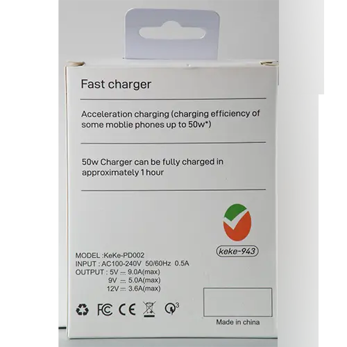 Foto do aviso oficial: USB-A+C Fast Charging Carregador USB — risco: Choque elétrico