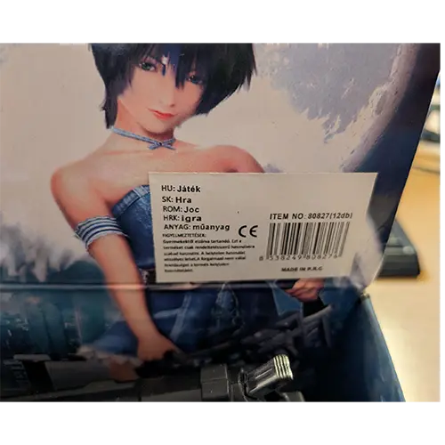 Foto do aviso oficial: Pistol Lighter Isqueiro de novidade — risco: Queimaduras & Choque elétrico