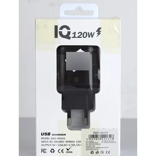 Photo from the official notice: SUPER FAST CHARGER usb charger — electric shock risk