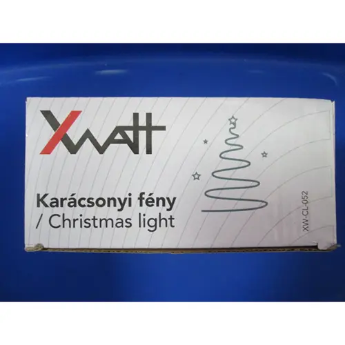 Photo de l’avis officiel: XWATT Karácsonyi fény / Christmas light Chaîne d'éclairage — risque: Choc électrique (SR/02639/26)