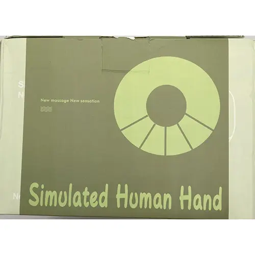 Foto uit de officiële melding: Simulated Human Hand Massage Massagemachine — risico: Milieu