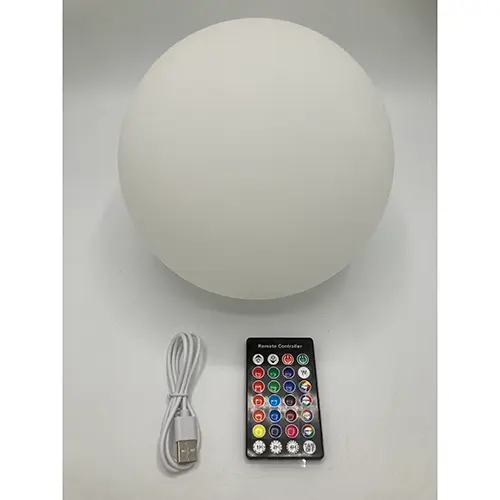 Photo from the official notice: LED flytande bolllampa floating lamp — environment risk