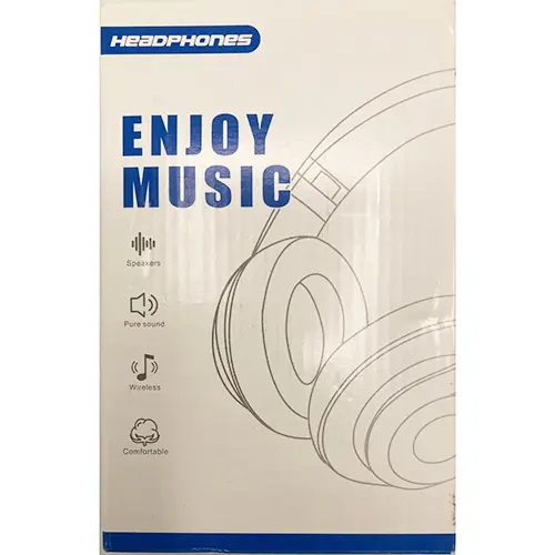 Photo de l’avis officiel: Wireless headphones Enjoy music Écouteurs — risque: Risque chimique & Environnement