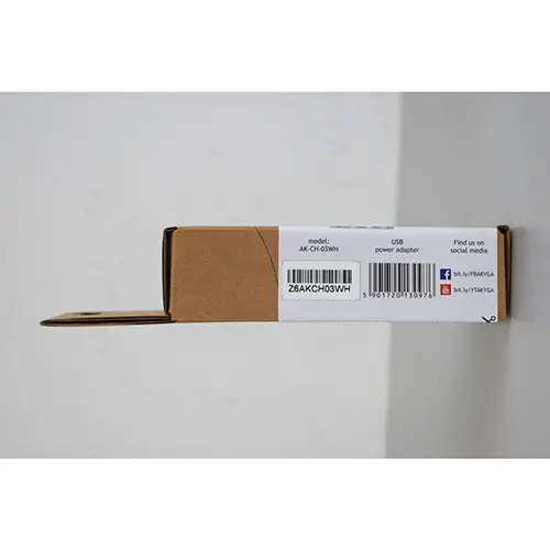 Photo from the official notice: Akyga USB power adapter usb charger — electric shock risk
