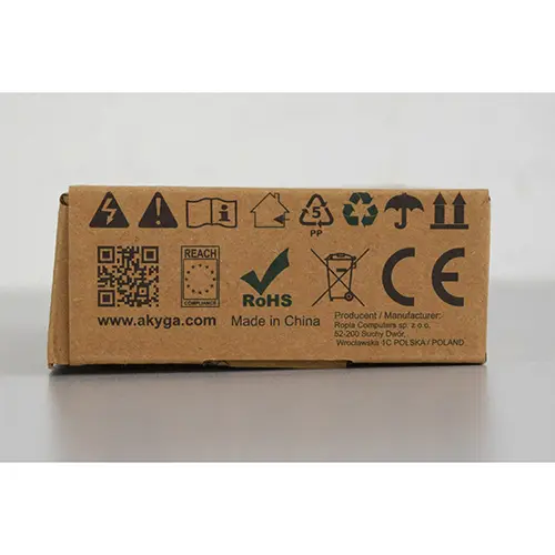 Photo from the official notice: Akyga USB power adapter usb charger — electric shock risk