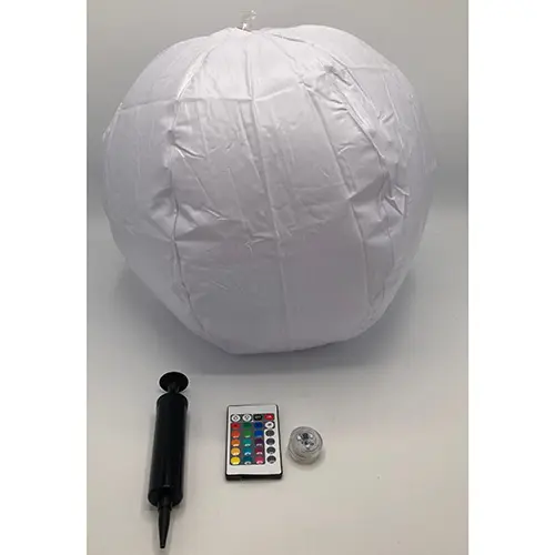 Foto aus der offiziellen Meldung: Ball Light 1/2Pc 40cm Ball Light 16 Colors LED B Leuchtkugel — Risiko: Umwelt