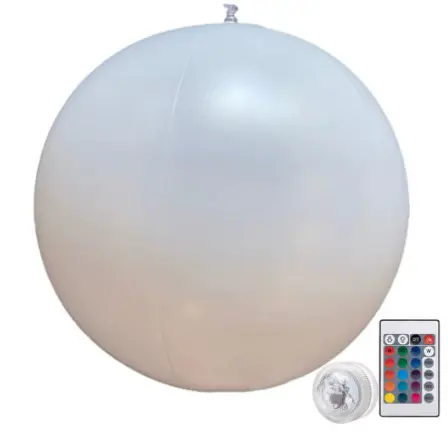 Photo from the official notice: Outdoor luminous ball with LED light and with remote control, intended for use in the garden. luminous bouncy  — environment risk