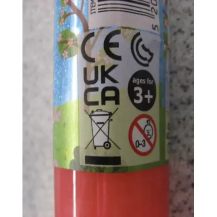 Foto dell’avviso ufficiale: Relkon Toy flashlight with candies Torcia giocattolo — rischio: Rischio chimico & Ostruzione delle vie aeree