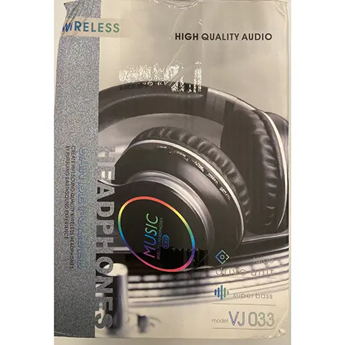 Photo de l’avis officiel: APTX High quality audio wireless headphones Écouteurs — risque: Risque chimique & Environnement