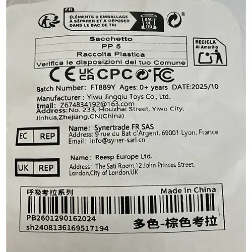 Photo from the official notice: Cute-Breathing-Koala soft toy — environment risk