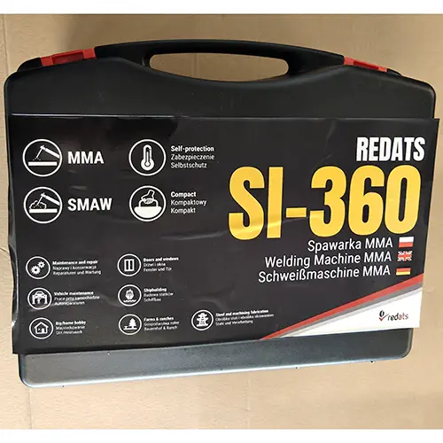 Foto aus der offiziellen Meldung: Redats Welding machine MMA Inverterschweißgerät — Risiko: Elektrischer Schlag