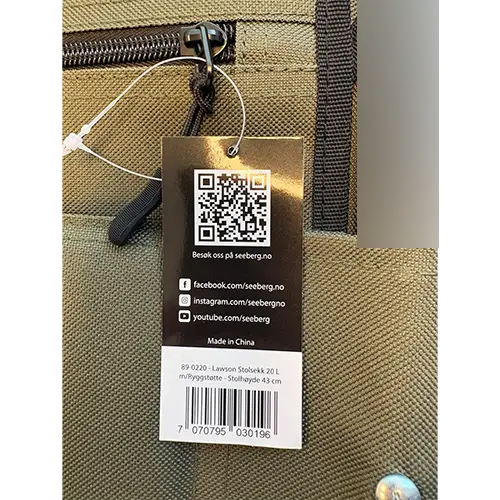 Zdjęcie z oficjalnego zgłoszenia: Lawson Lawson Stolsekk 20l M/ryggstøtte stolhøyde 43cm Plecak z krzesłem — ryzyko: Chemiczne & Środowisko