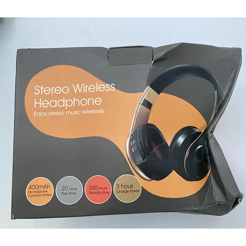 Photo de l’avis officiel: CATASSU Stereo wireless headphone Casque sans fil — risque: Risque chimique & Environnement