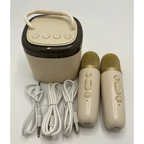 Foto dell’avviso ufficiale: Voice for love Mini Karaoke Machine w portable Bluetooth Speaker Macchina portatile del karaoke — rischio: Rischio chimico & Ambiente