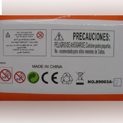 Foto dell’avviso ufficiale: Transport vehicle truck Giocattolo di plastica — rischio: Rischio chimico & Ostruzione delle vie aeree