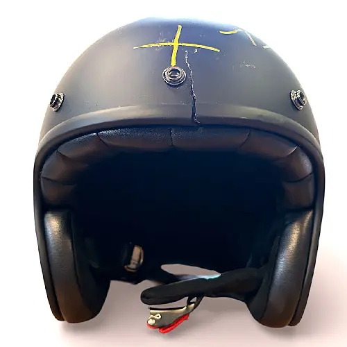 Photo de l’avis officiel: Carburo Epic III Extra Fit nero opaco Casque de moto — risque: Blessures