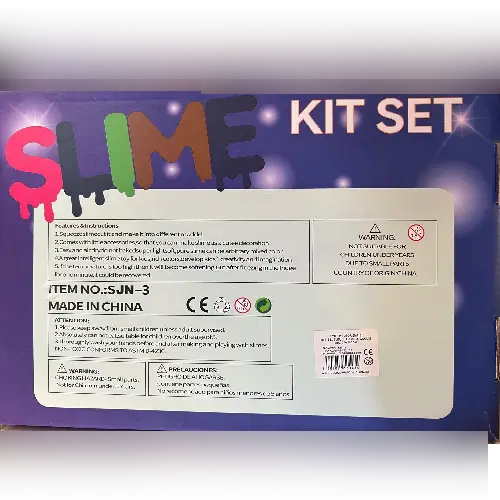 Photo de l’avis officiel: Slime Kit Set Jouet slime set — risque: Risque chimique