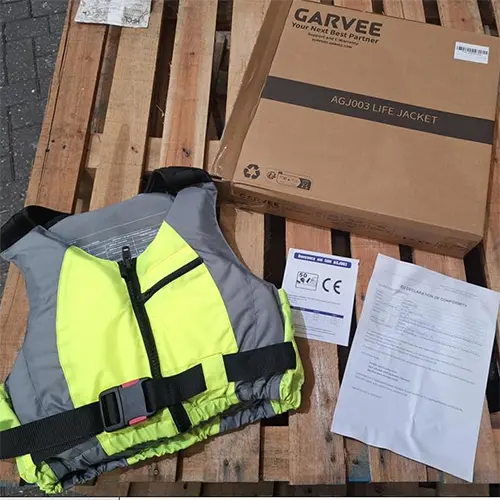 Foto uit de officiële melding: GARVEE Buoyancy Aid Drijfhulp — risico: Verdrinking (SR/02862/26)