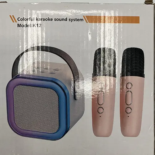 Photo from the official notice: Wireless Karaoke Speaker / Kids karaoke toy karaoke machine — chemical & environment risk