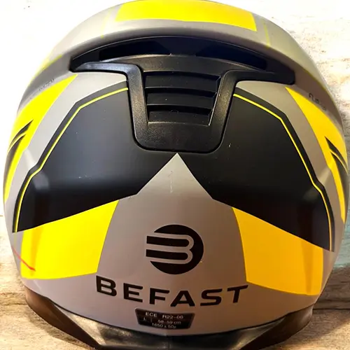 Photo de l’avis officiel: Befast Tank Casque de moto — risque: Blessures