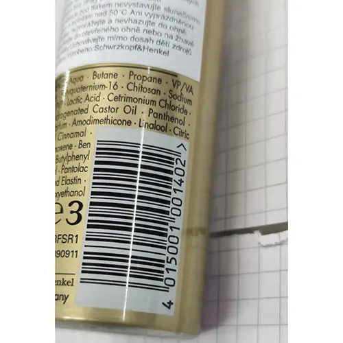 Foto do aviso oficial: Schwarzkopf TAFT MIT FLUSSIGEM ELASTIN PERFECT FLEX SCHAUMFESTIGER Mousse para o cabelo — risco: Químico