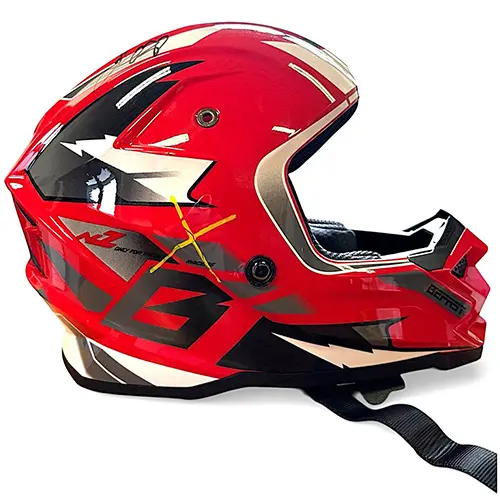 Photo from the official notice: Befast Park motorcycle helmet — injuries risk