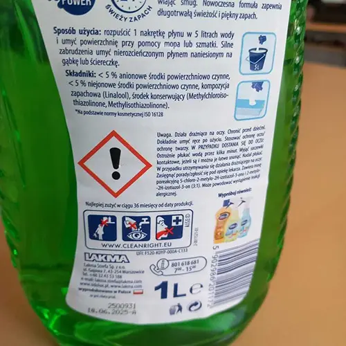 Foto dell’avviso ufficiale: SIDOLUX UNIWERSALNY Detergente liquido — rischio: Rischio chimico
