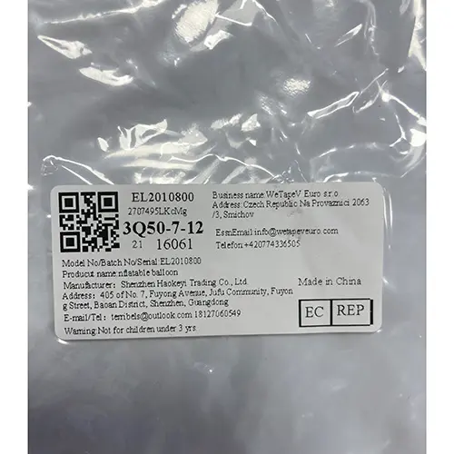 Photo from the official notice: Inflatable balloon - LED lamp led inflatable balloon lamp — environment risk