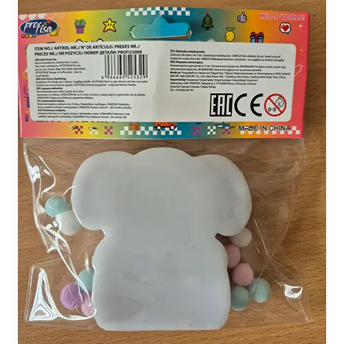 Photo from the official notice: PINCH FAMILY squeeze toy — choking risk