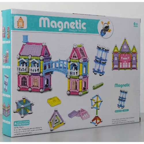Foto do aviso oficial: JC Toy Magnetic Happy World Brinquedo magnético — risco: Engasgamento & Ferimentos
