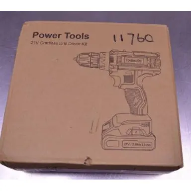 Photo de l’avis officiel: Yongkang MinRui Electric Tool Plant 21V Cordless Drill Driver Kit Perceuse électrique — risque: Choc électrique