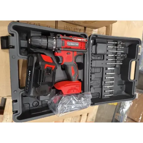 Photo de l’avis officiel: Yongkang MinRui Electric Tool Plant 21V Cordless Drill Driver Kit Perceuse électrique — risque: Choc électrique