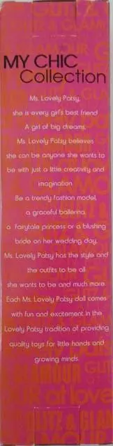 Photo de l’avis officiel: Lovely Patsy MY CHIC Collection Poupée en plastique — risque: Risque chimique