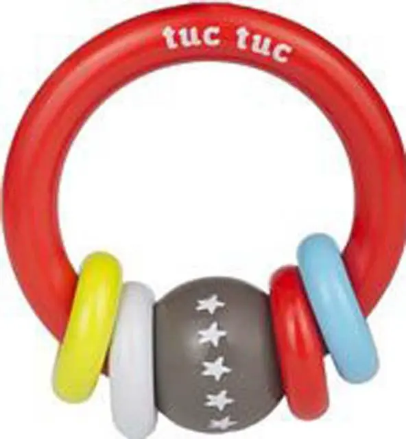 Foto do aviso oficial: TUC-TUC MI PRIMER SONAJERO (My First Rattle) Chocalho de madeira — risco: Engasgamento