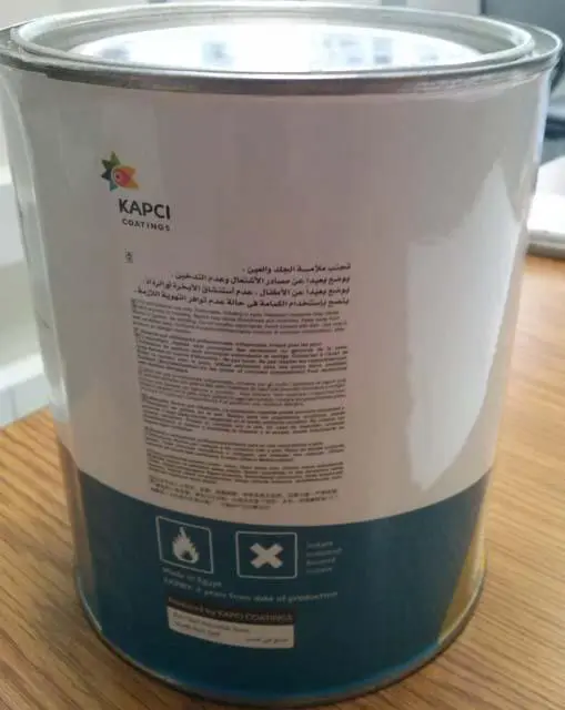 Photo from the official notice: Kapci Grey Filler vehicle refinishing product — environment risk