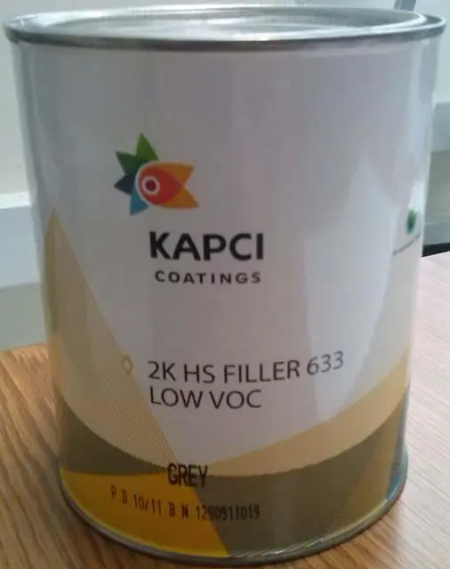 Photo from the official notice: Kapci Grey Filler vehicle refinishing product — environment risk