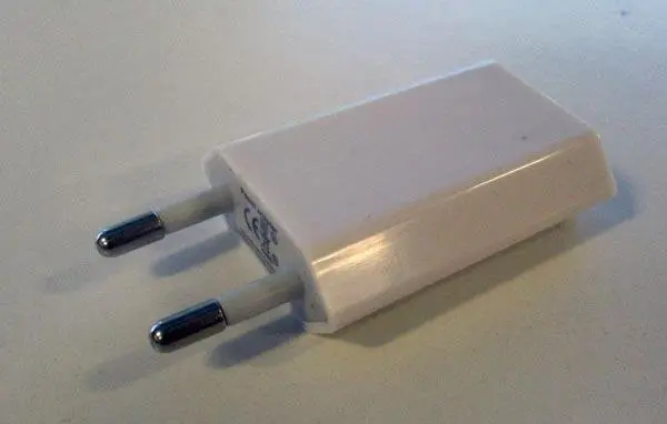 Photo de l’avis officiel: Cubot Power adapter Téléphone portable avec chargeur — risque: Choc électrique