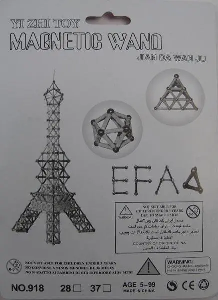 Foto dell’avviso ufficiale: YI ZHI TOY MAGNETIC WAND - Jian Da Wan Jiu Gioco magnetico — rischio: Lesioni