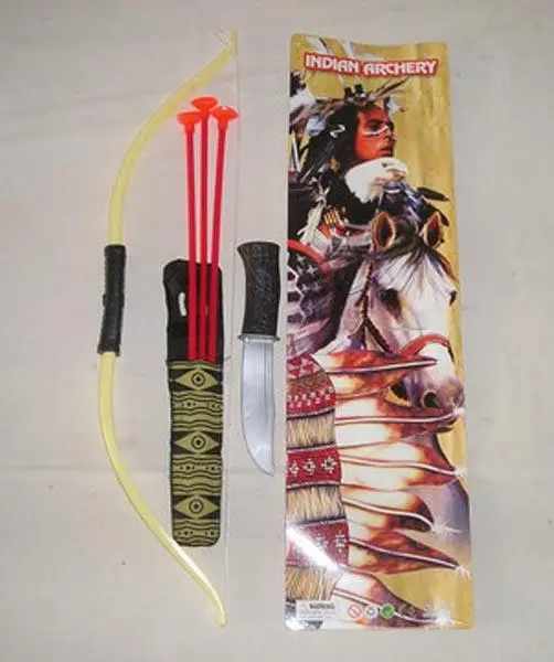 Foto do aviso oficial: INDIAN ARCHERY Arco e flechas set — risco: Ferimentos