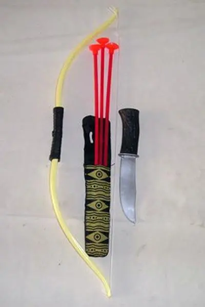 Foto do aviso oficial: INDIAN ARCHERY Arco e flechas set — risco: Ferimentos