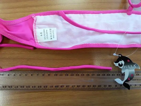 Photo de l’avis officiel: Julla Bikini pour filles — risque: Blessures