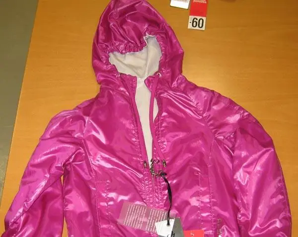 Photo from the official notice: DEHA children’s jacket — strangulation risk