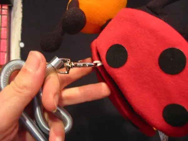 Photo from the official notice: RUBBABU soft toy with spring — choking risk