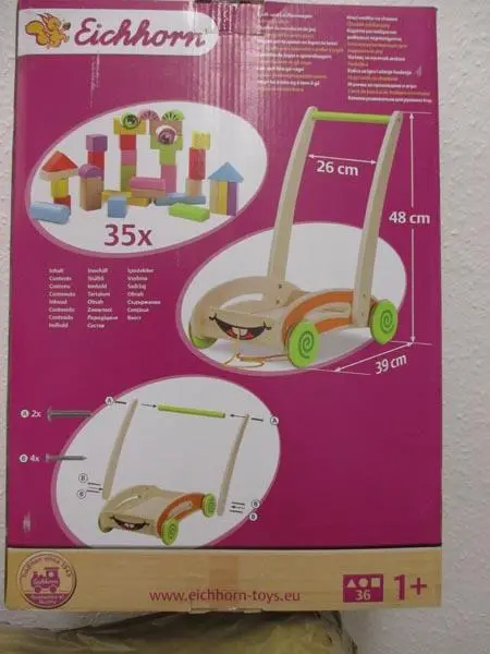 Foto dell’avviso ufficiale: Eichhorn Activity Walker (Spiel- und Lauflernwagen) Baby walker giocattolo — rischio: Ostruzione delle vie aeree