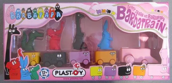 Photo de l’avis officiel: Plastoy Barbatrain - Barbapapa Train de jouets — risque: Étouffement