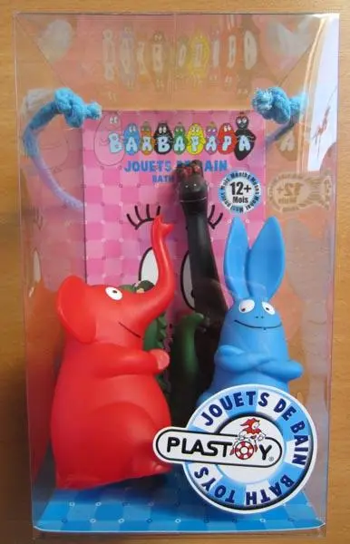 Photo from the official notice: Plastoy Barbapapa bath toys — choking risk