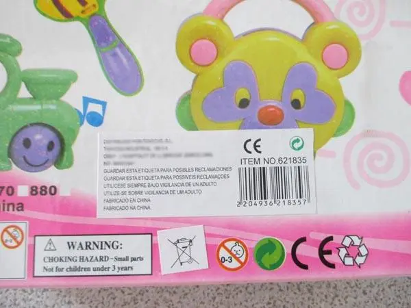 Foto aus der offiziellen Meldung: Le Bei Baby Series Rassel-Set — Risiko: Ersticken