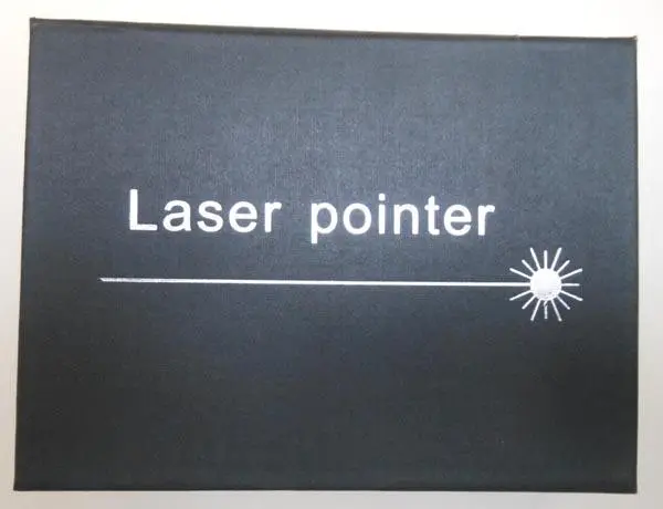Foto uit de officiële melding: Huonje Green Laser Pointer Laserpointer — risico: Aantasting van het gezichtsvermogen